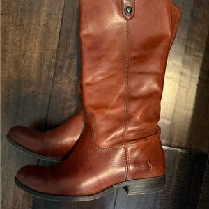 Frye Women's Rich Brown Leather Boots